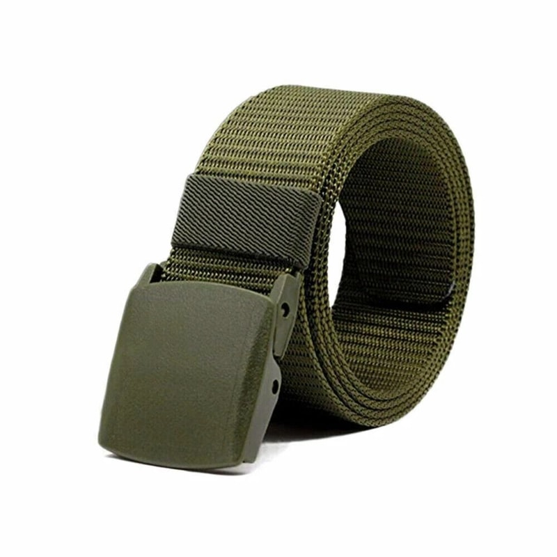 Mens Tactical Military Belt Nylon Canvas With Plastic Cam Buckle Adjustable Webbing 8