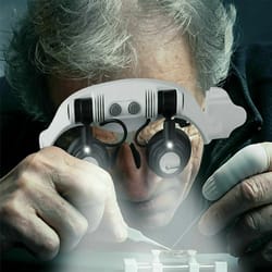 led headband magnifier with adjustable strap & lenses for jewelry making and crafting
