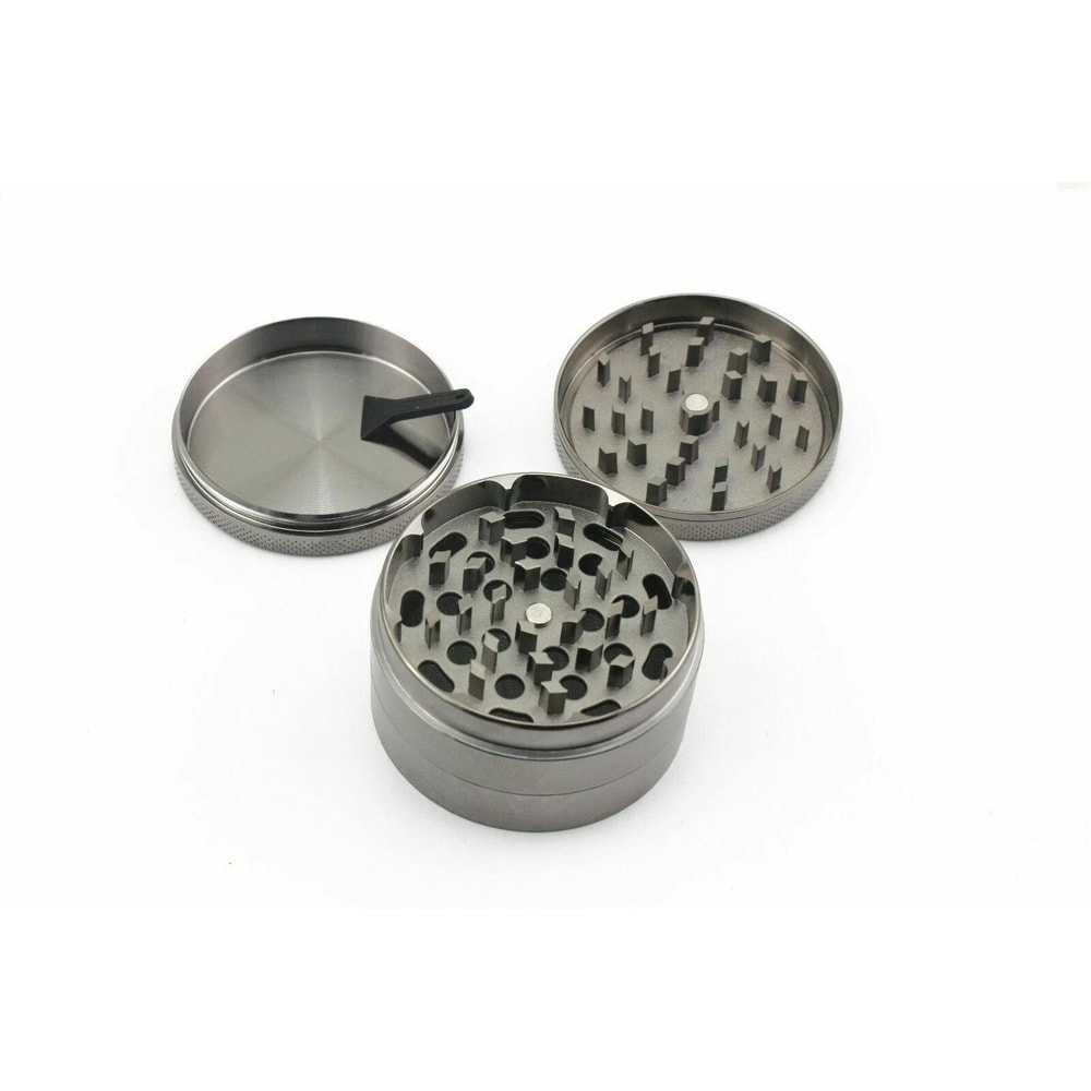 Chromium Crusher Tobacco Herb Grinder Metal Smoke Alloy Spice Crusher 0