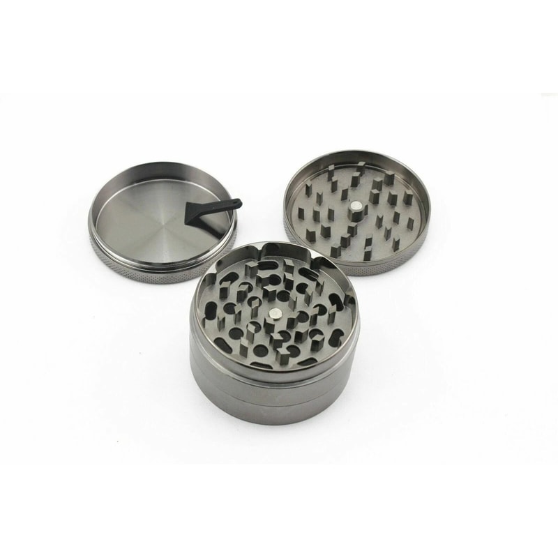 Chromium Crusher Tobacco Herb Grinder Metal Smoke Alloy Spice Crusher 0