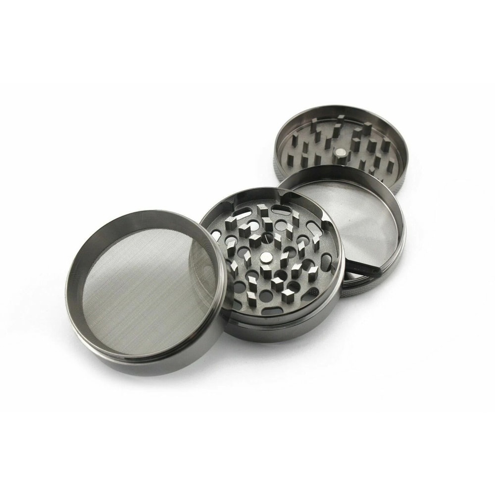 Chromium Crusher Tobacco Herb Grinder Metal Smoke Alloy Spice Crusher 1