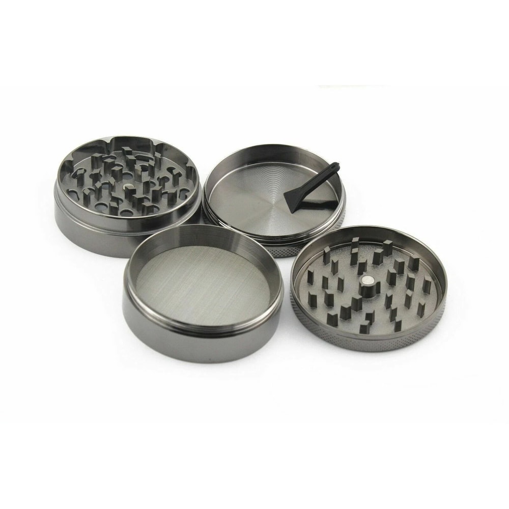 Chromium Crusher Tobacco Herb Grinder Metal Smoke Alloy Spice Crusher 2