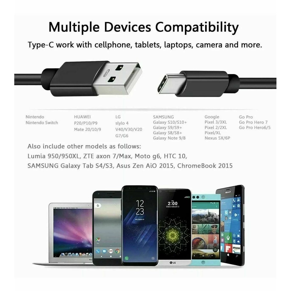 OEM Samsung USB C Cable Type C Fast Charger 2
