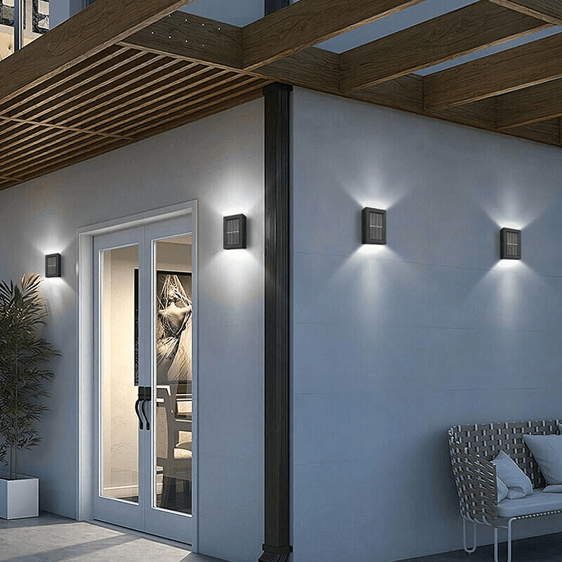 Solar LED Deck Light Outdoor Pathway Patio And Garden Lighting With Dusk To Dawn Sensor 6