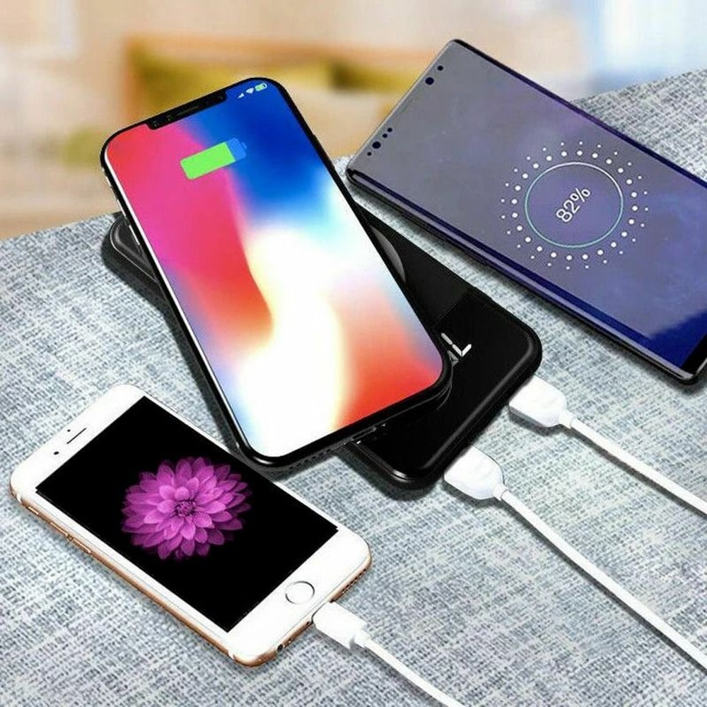Qi Wireless Power Bank Fast Charging Portable Backup Charger For Phones Tablets 2