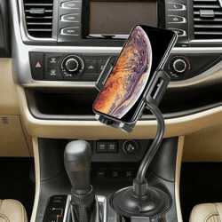 universal car mount adjustable 360° gooseneck cup holder cradle for cell phone phone holder for car mounts