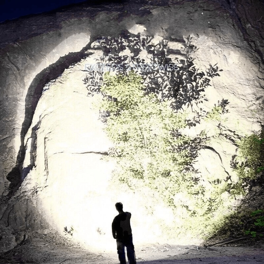 Rechargeable LED Flashlight Tactical Police Torch Super Bright Zoomable 3