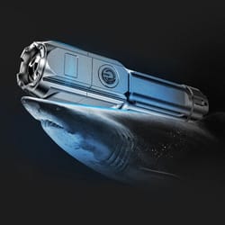 rechargeable led flashlight tactical police torch super bright & zoomable