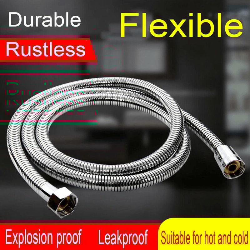 Extra Long Flexible Shower Head Hose For Handheld Showers Stainless Steel Replacement Tube 6