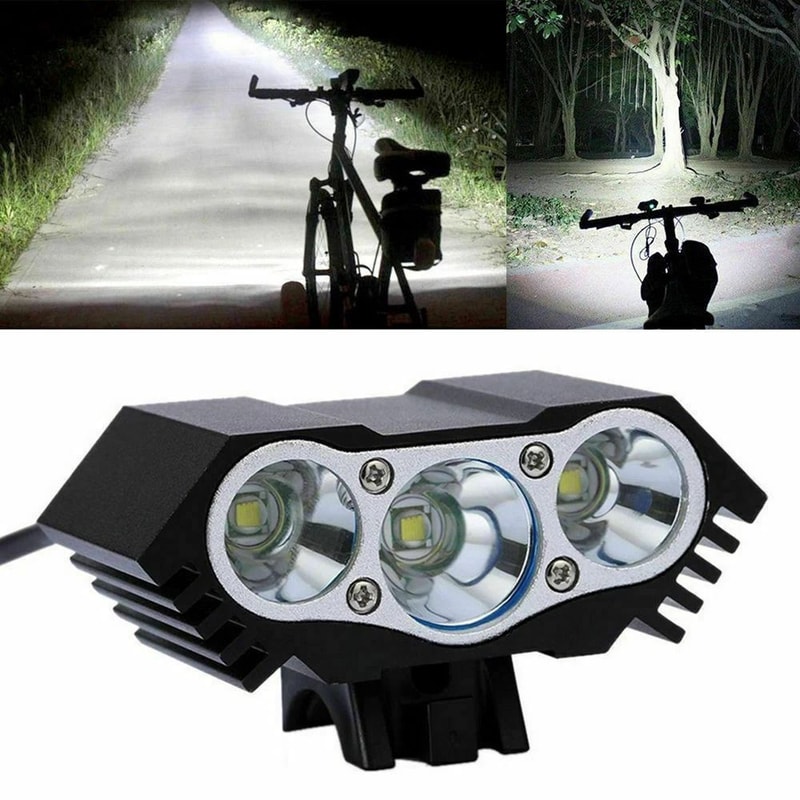 Powerful LED Bicycle Headlight With USB Charging 0