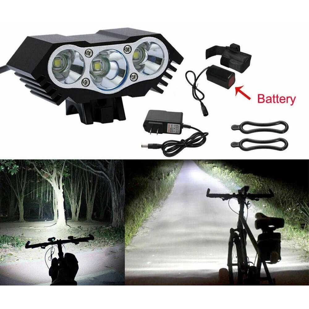 Powerful LED Bicycle Headlight With USB Charging 9