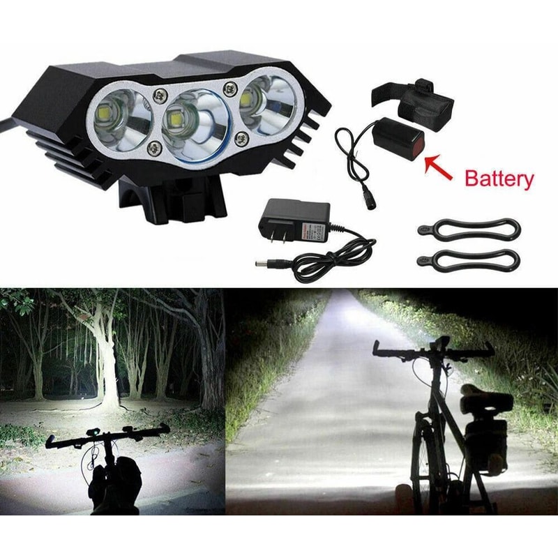 Powerful LED Bicycle Headlight With USB Charging 9