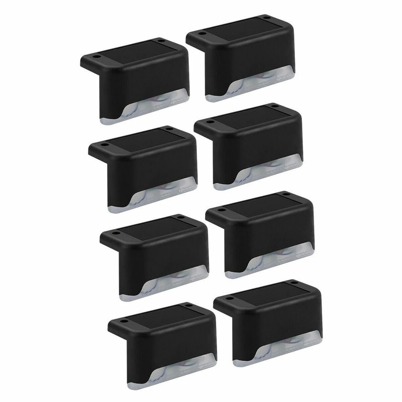 Solar Deck Lights Waterproof LED Steps Lamps For Stairs Fences 10