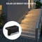 Solar Deck Lights Waterproof LED Steps Lamps For Stairs Fences 1