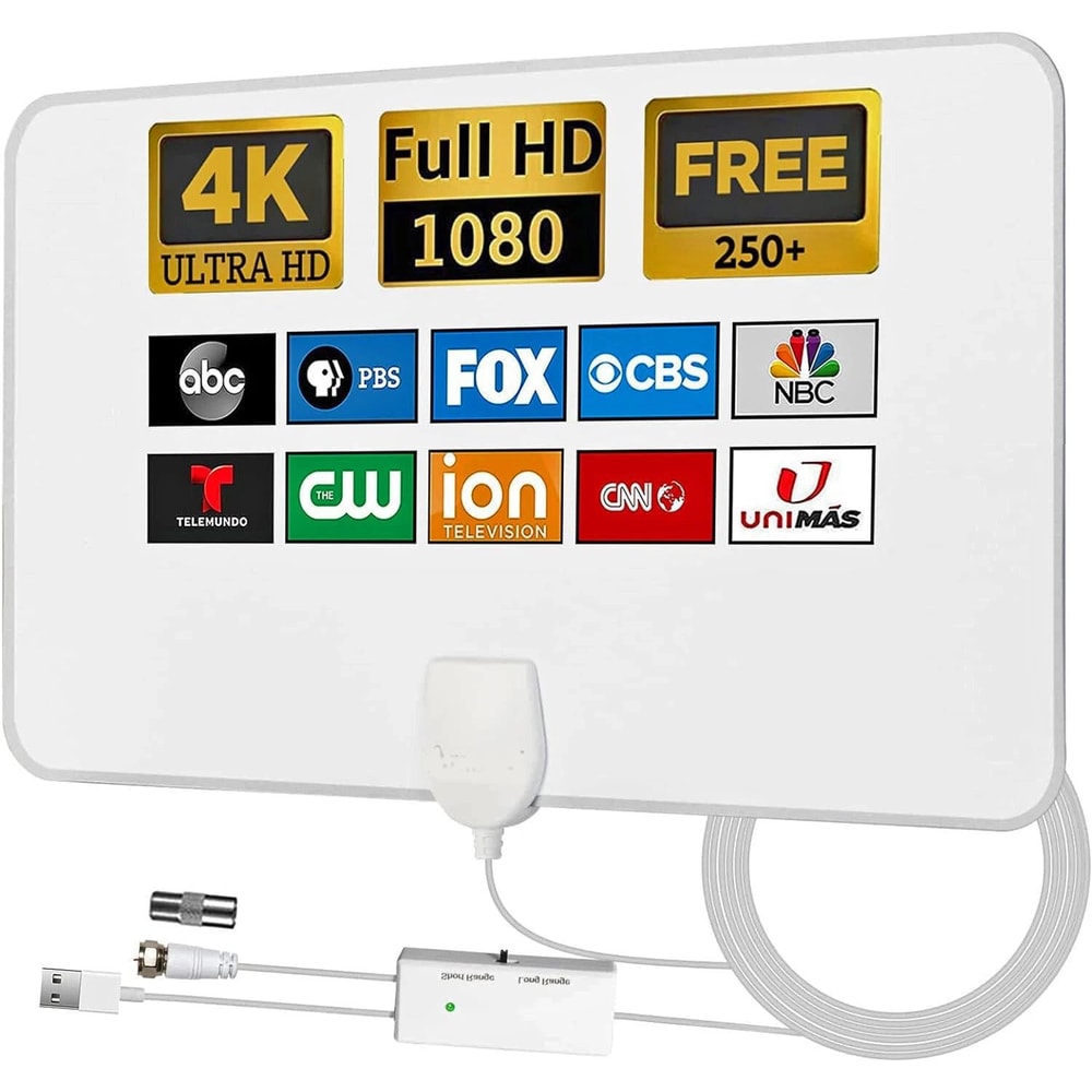 Digital TV Antenna Indoor HDTV Amplified Signal Booster 0