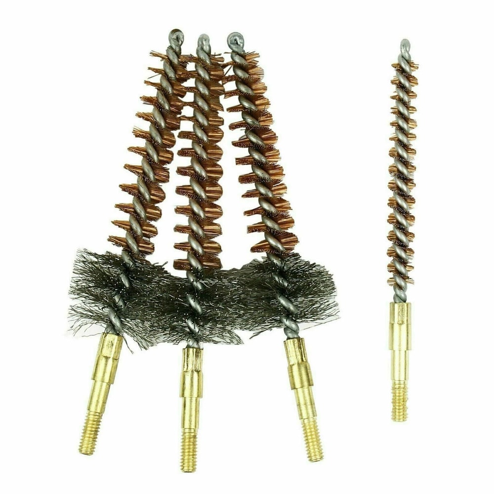 Rifle Cleaning Kit With Bronze Chamber Brushes Case 9