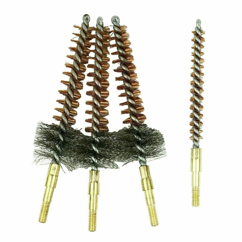 Rifle Cleaning Kit With Bronze Chamber Brushes Case 9
