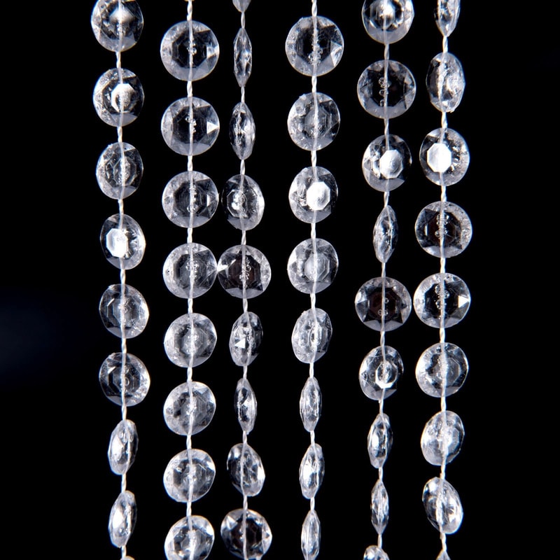 Acrylic Crystal Beaded Wedding Garland Strand For Stunning Decor 1