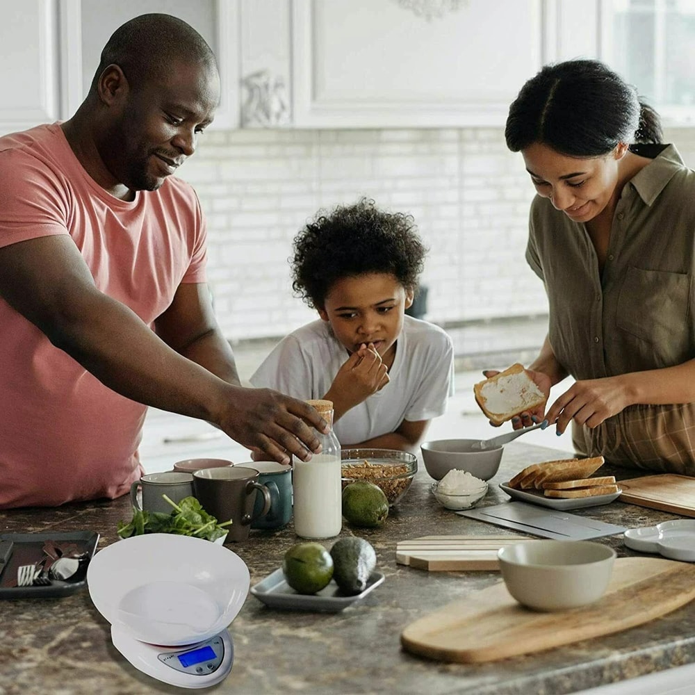 LCD Digital Kitchen Scale Precision Food Balance For Diet Meal Planning 2