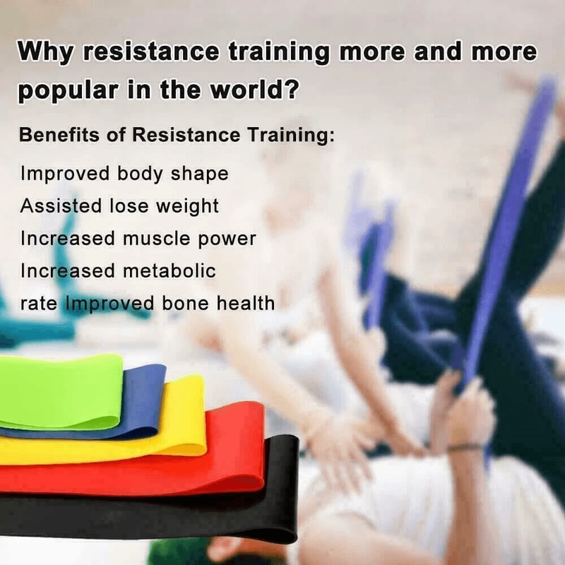 Resistance Bands For Exercise CrossFit Yoga And Pilates Versatile Fitness Loop Bands For Full Body 2