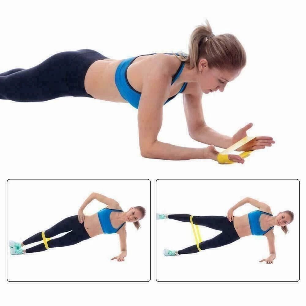 Resistance Bands For Exercise CrossFit Yoga And Pilates Versatile Fitness Loop Bands For Full Body 4