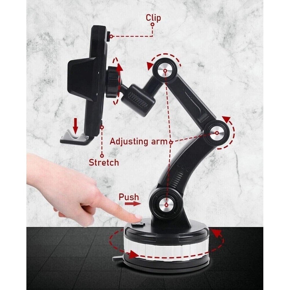 Universal Car Truck Mount Phone Holder Stand For DashboardWindshield Cell Phone Holder For All Mod 3