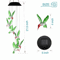Color Changing LED Solar Powered Hummingbird Wind Chime Lights For Yard Garden Decor 1