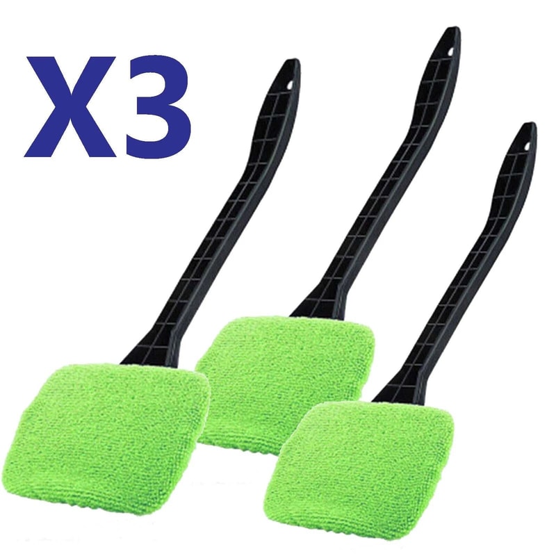 Window Windshield Cleaning Tool Kit Microfiber Car Wiper Cleaner Glass Brush 10