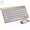 Mini Wireless Keyboard Mouse Set Waterproof For Mac PC Compact Durable 0
