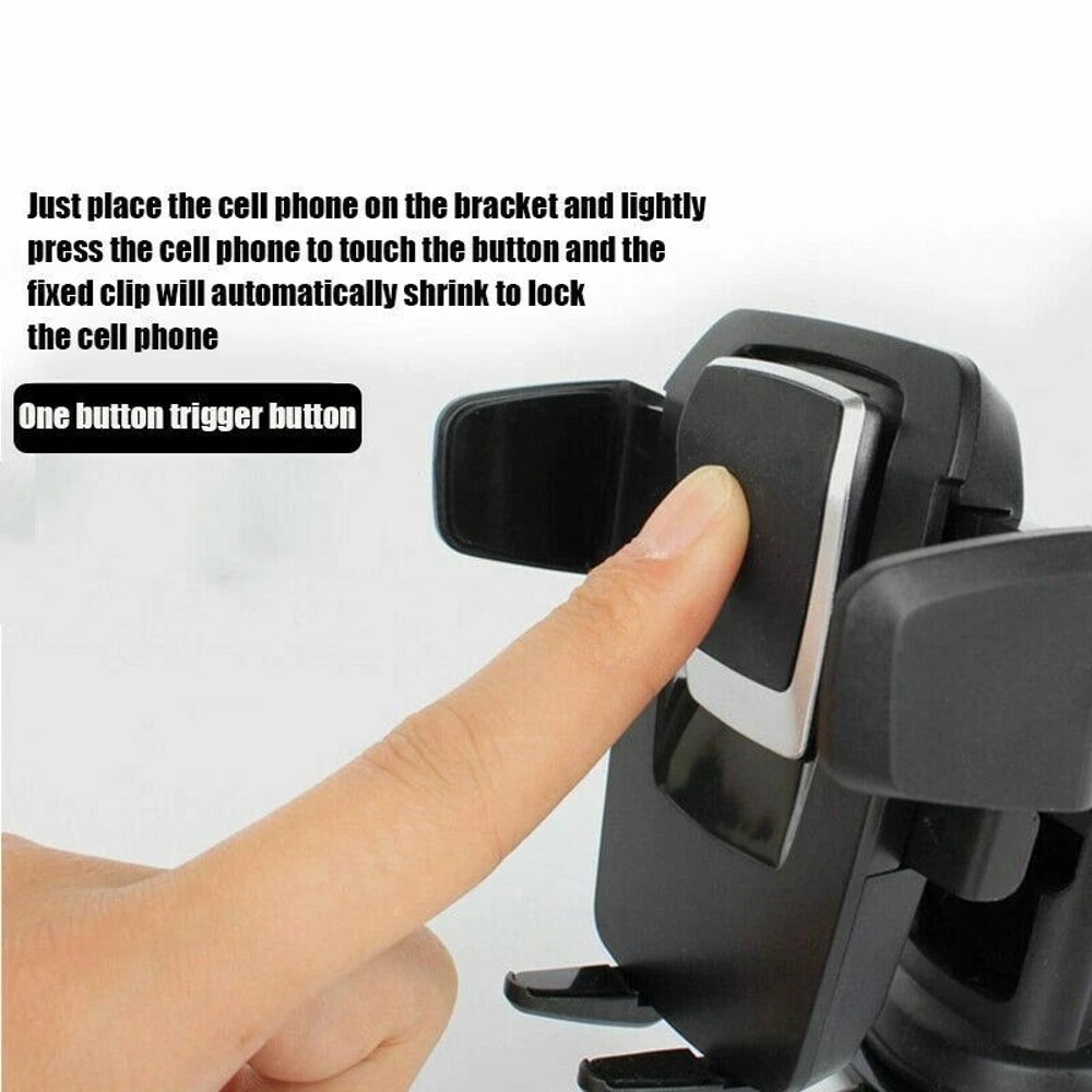 Adjustable Car Windshield Phone Mount For IPhone Samsung Secure Hold Easy Viewing 6