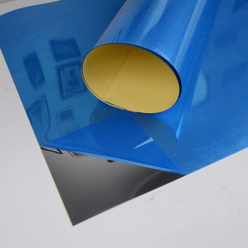 Self Adhesive Mirror Wall Sticker Reflective Film Paper For Kitchen Decor 6