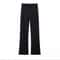Maternity Wide Leg Lounge Pants For Pregnant Women Black VCrossover Comfortable Stylish 3