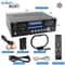 Pyle Bluetooth Channel Stereo Receiver With CD DVD USBSD AMFM High Power Amplifier For Home Audio S 7
