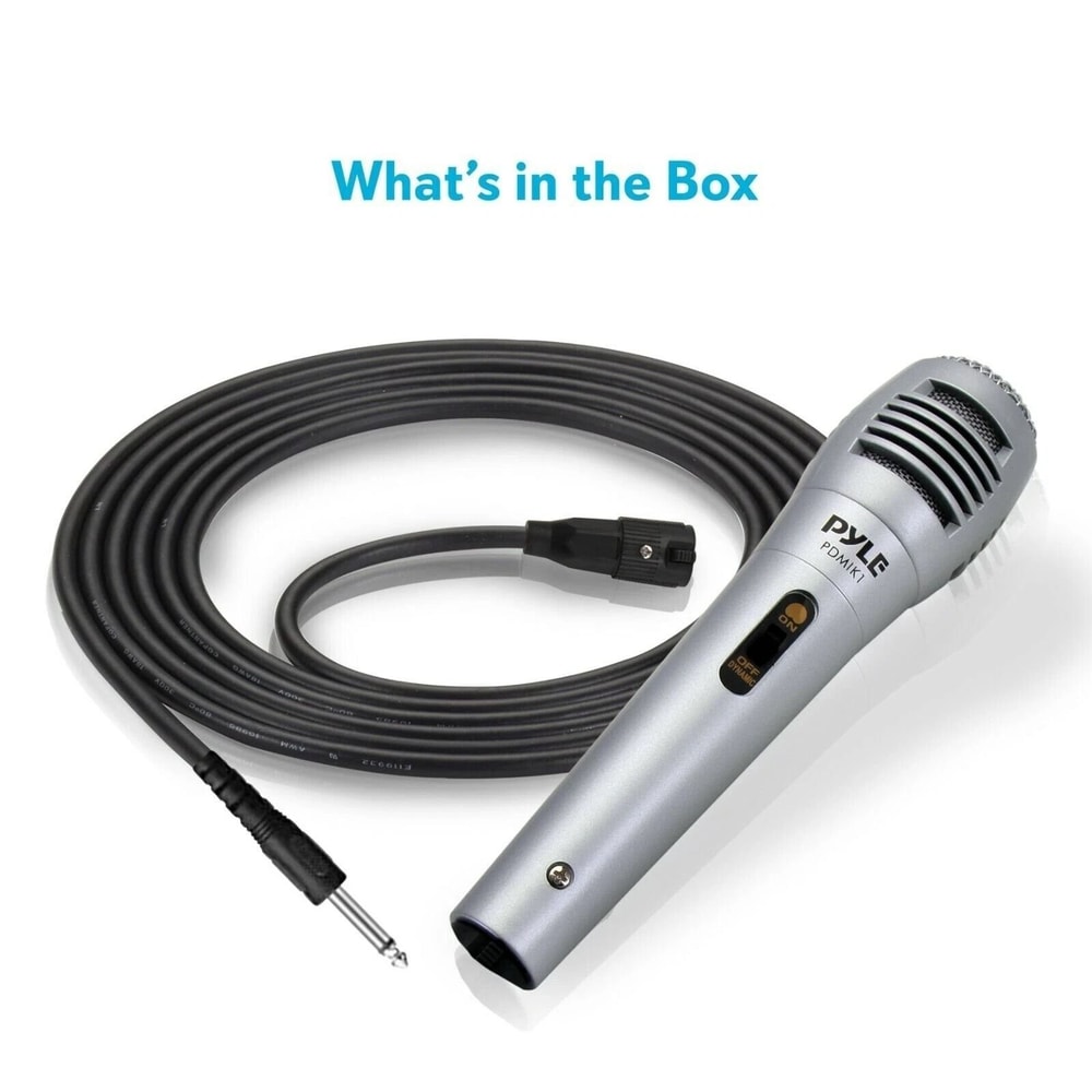 Professional Dynamic Handheld Microphone With Cable Ideal For Studio Stage 2