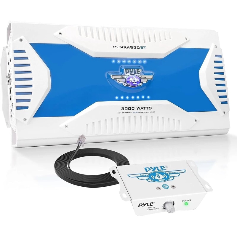 Pyle Marine Waterproof Bluetooth Channel Amplifier 9