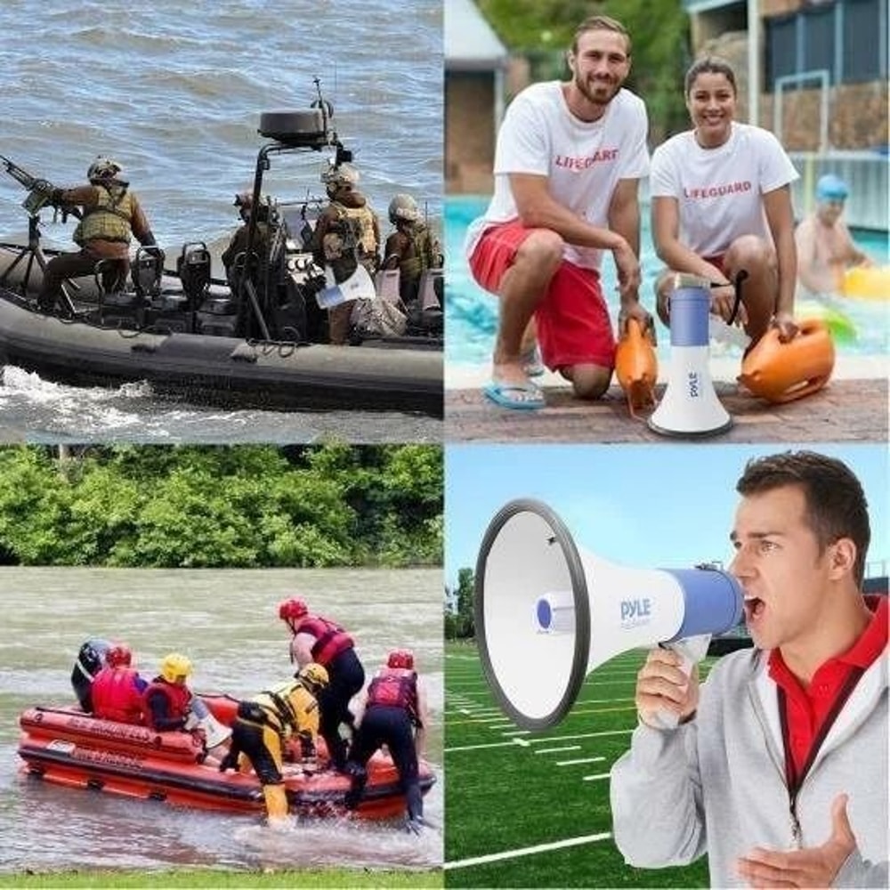 Pro Rechargeable Megaphone Speaker With Record Input 6