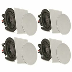 bluetooth ceiling/wall speaker kit flush mount, home audio system