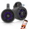 Bluetooth Ready Marine Tower Speakers With LED Lights Waterproof Sound System 8
