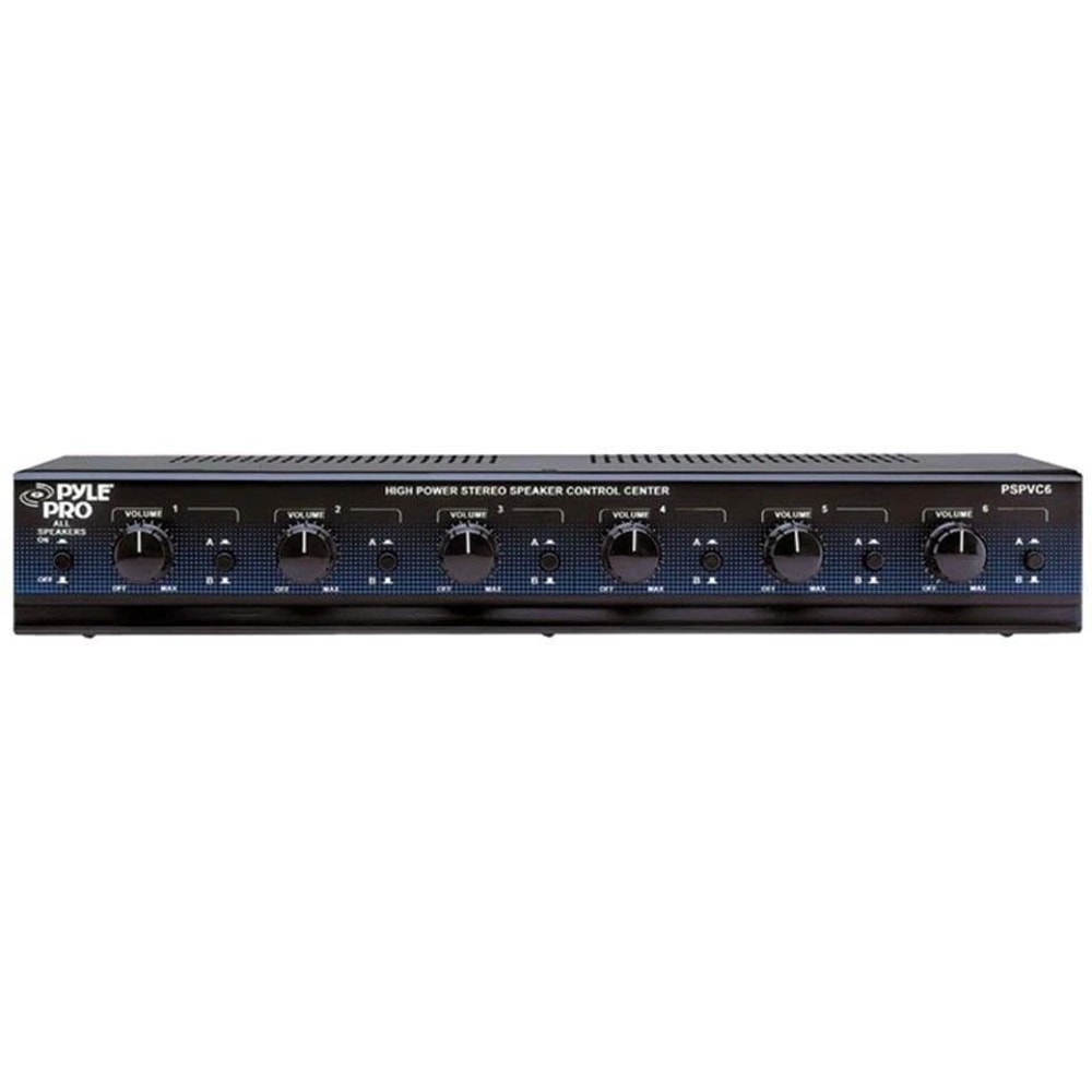 Universal Speaker Selector With Volume Control Channel High Power 6