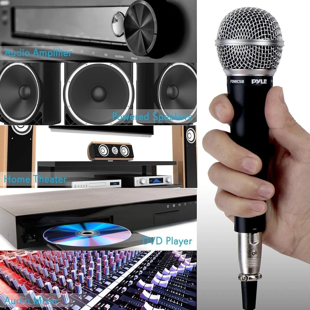 Professional Handheld Dynamic Microphone With Cable Durable Vocal Live Performance Microphone 1