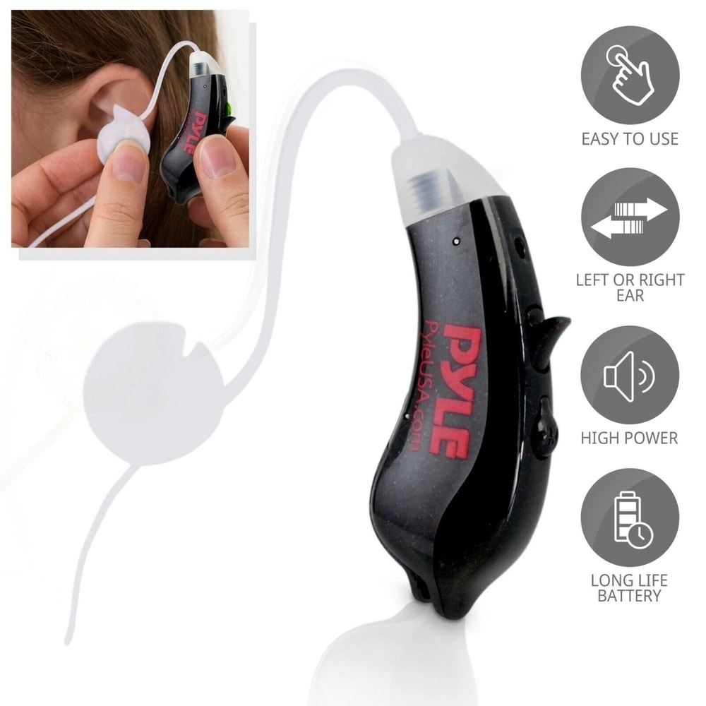 Digital Hearing Amplifier BehindtheEar Active Noise Reduction Universal Fit 4