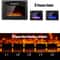 Electric Fireplace Insert Heater With Color Flame Remote Control 3