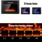 Electric Fireplace Insert Heater With Color Flame Remote Control 3