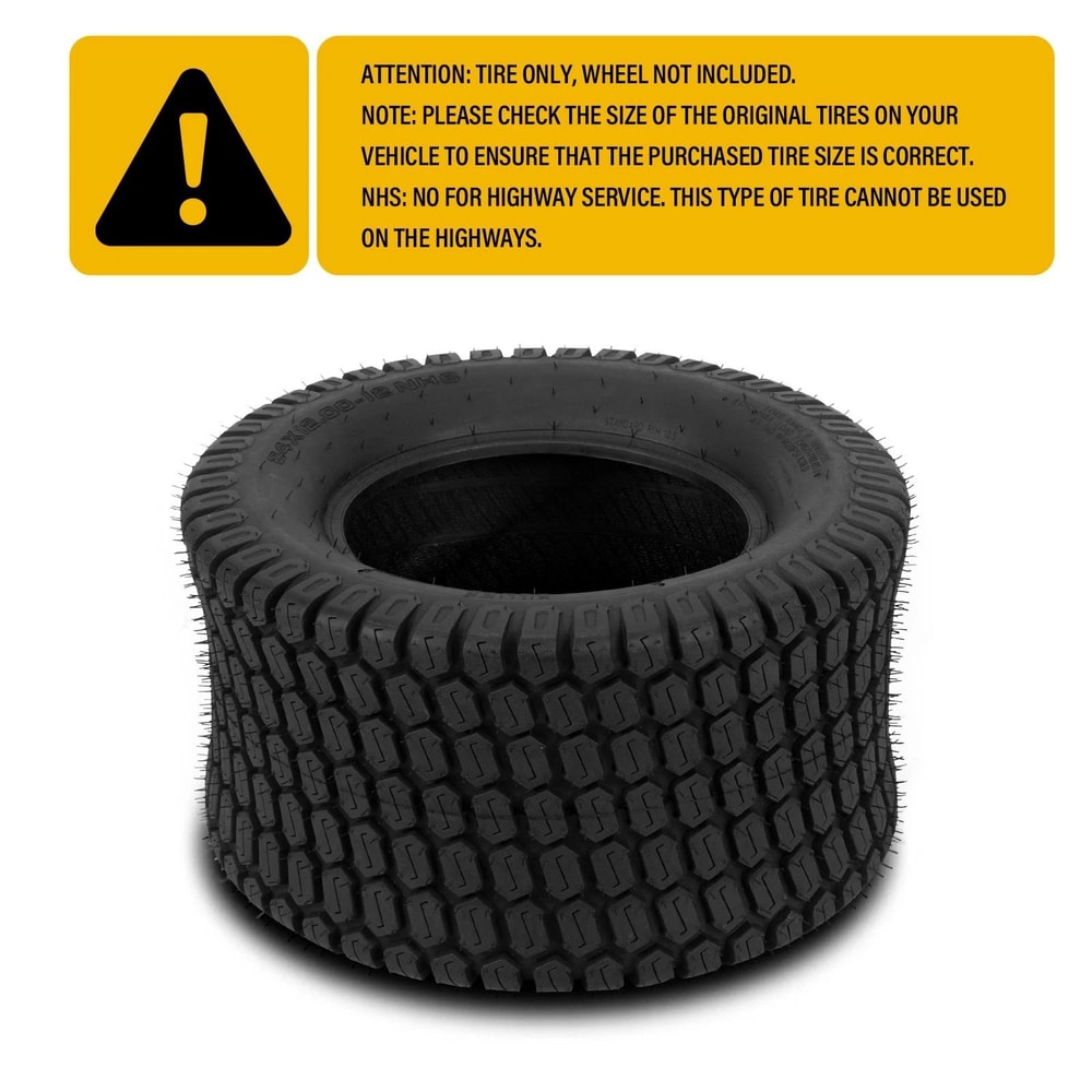 Lawn Garden Tractor Turf Tires Durable 4 Ply For Mowers 2