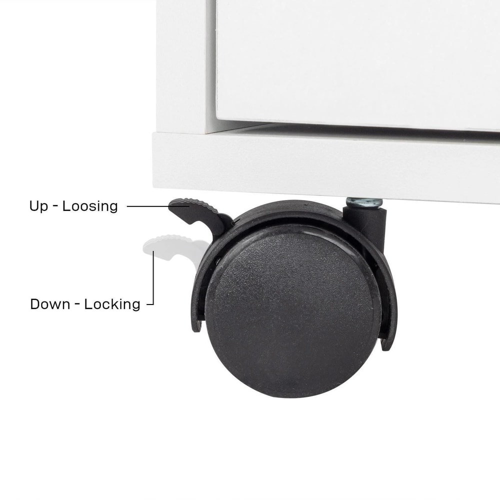 Manicure Table With Storage Wrist Rest Makeup Station Nail Desk With Drawers For Salon Or Office 4