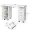Manicure Table With Storage Wrist Rest Makeup Station Nail Desk With Drawers For Salon Or Office 5