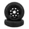 Trailer Tires On Rim Lug Black Spoke Wheel For Durable Towing 0