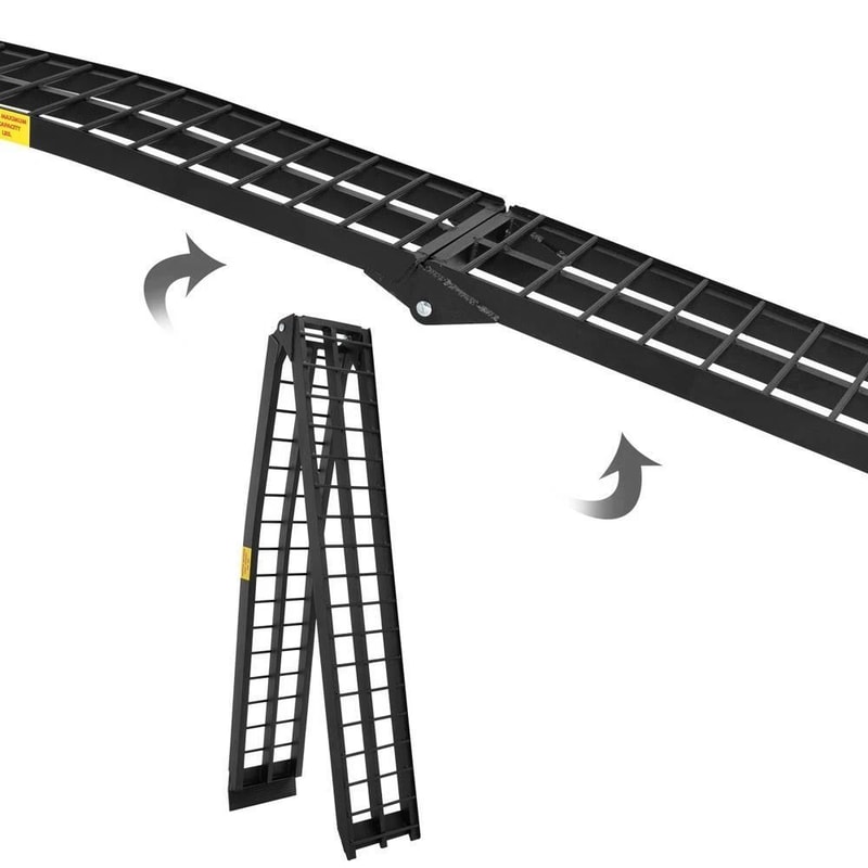 Heavy Duty Aluminum ATV Truck Loading Ramps For Motorcycles Capacity 6