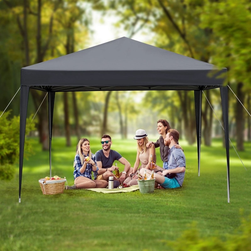 Pop Up Gazebo Canopy Party Tent With Carry Bag Portable Outdoor Shelter 1