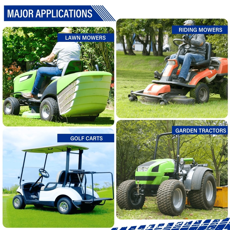 Soft Turf Lawn Mower Tires Ply Heavy Duty For Lawn Care 1